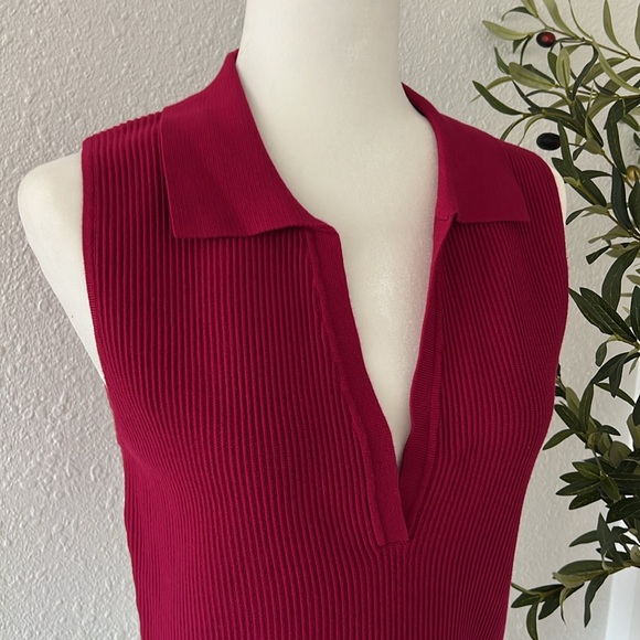 House of Harlow 1960 Ribbed Crop Top Size Large - Picture 2 of 6